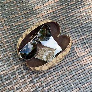 Coach aviator sunglasses